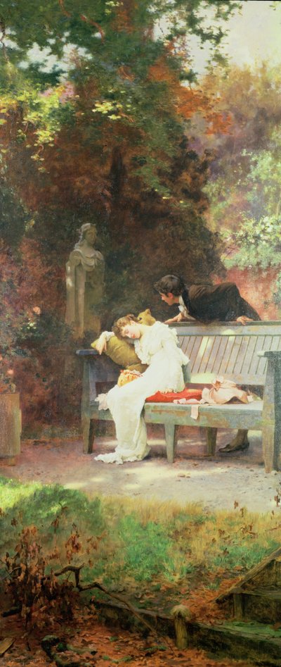 A Stolen Kiss by Marcus Stone